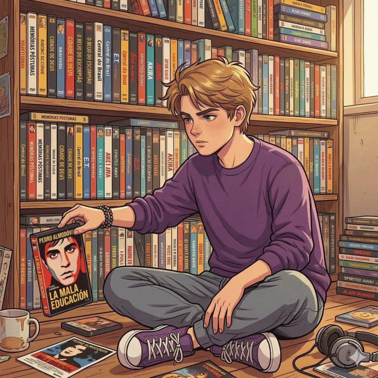 Videoteca improvisada de Jorge e Rita