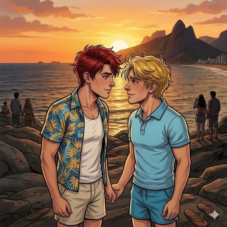 Pôr do sol no Arpoador