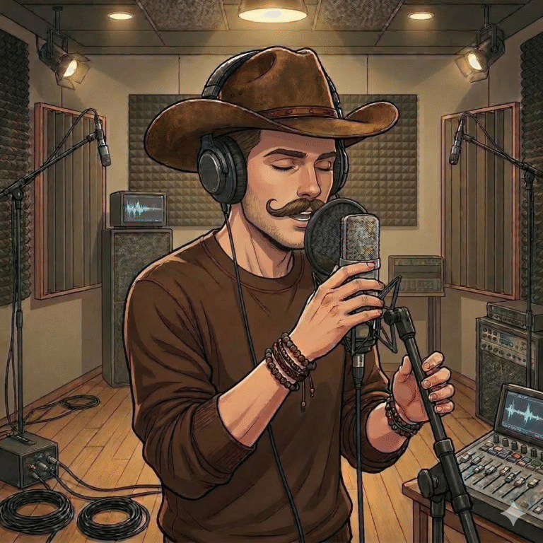 Estúdio de gravação de uma nova era