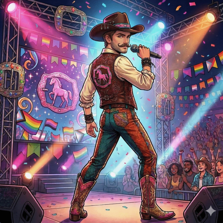 Palco do FivelaFEST sertanejo queer