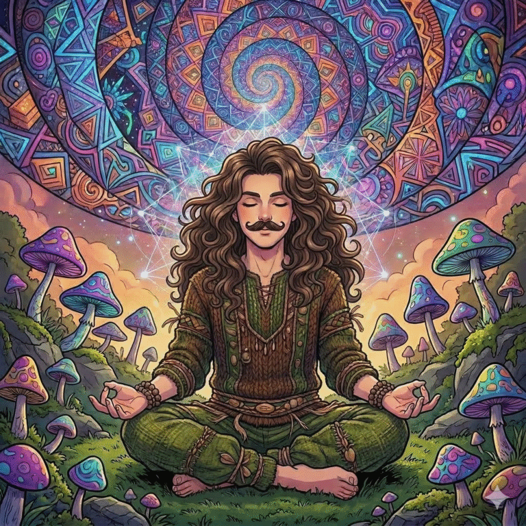 Ritual psicodélico com psilocibina